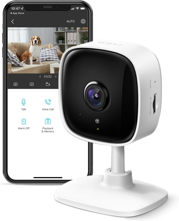 Tapo TP-Link 1080P Indoor Security Camera for Baby Monitor