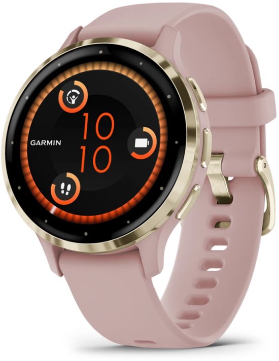 Garmin Venu 3S Smartwatch – 10 Days Battery, Dust Rose