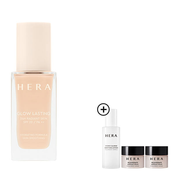 HERA 24H Glow Lasting Foundation – Radiant Skin 21N1 Vanilla