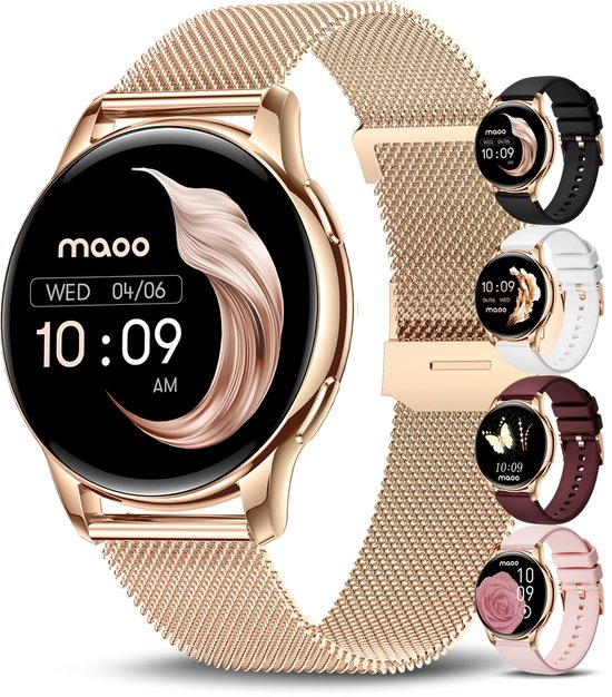 Maoo Ventura Women’s Smartwatch, 100+ Sport Modes, IP67