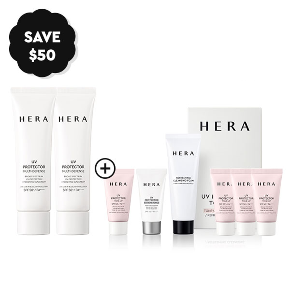 HERA Sun-Care Bundle: Multi-Defense & Tone-Up Set